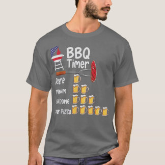 Funny Art Grillen Timer Grilling Barbecue Grilling T-Shirt