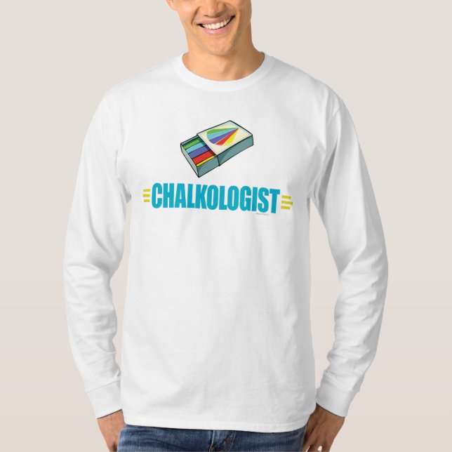 Funny Artist Chalk T-Shirt (Vorderseite)