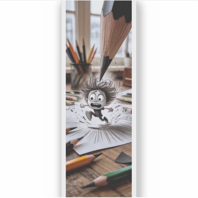 Funny Artist Deadline Panic Aufkleber (Vorderseite)