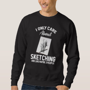 Funny Artist Spaß Painter Artisan nur kümmern sich Sweatshirt
