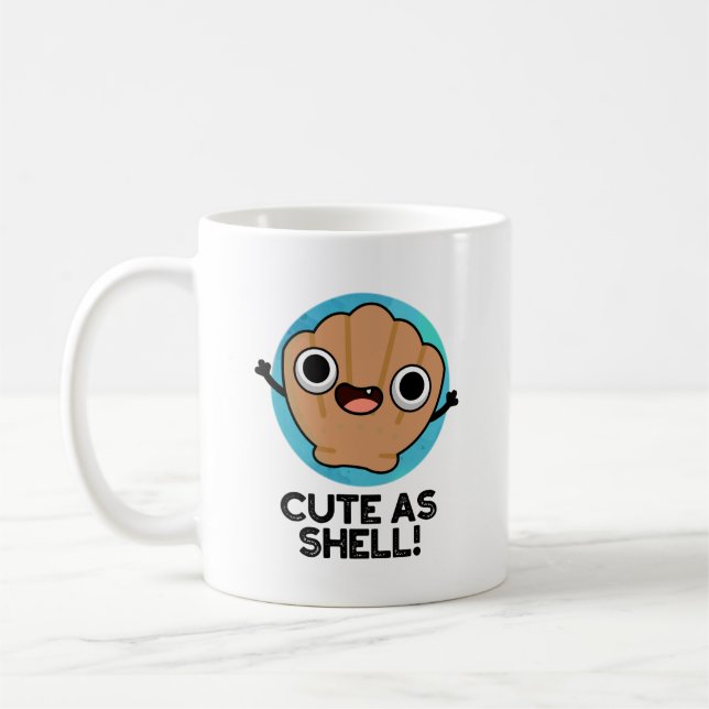 Funny As Muschel Funny Seashell Puff Kaffeetasse (Links)