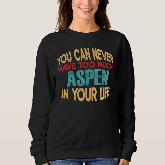 Funny Aspen Personalisiert Tshirt Vorname Joit It (Vorderseite)