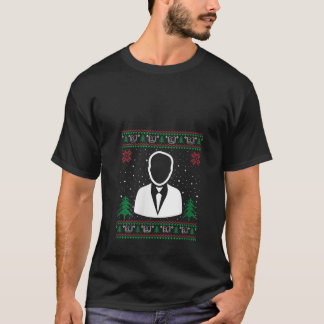 Funny Assistant Principal Weihnachtsmannmütze Ugly T-Shirt