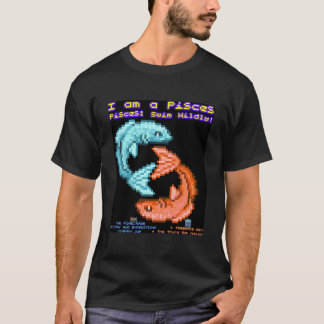 Funny Astrologischer Fische mit lustigem Slogan S T-Shirt