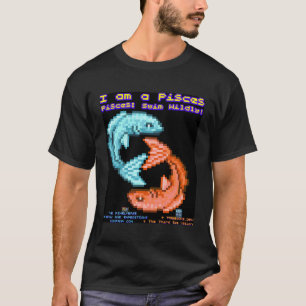 Funny Astrologischer Fische mit lustigem Slogan S T-Shirt