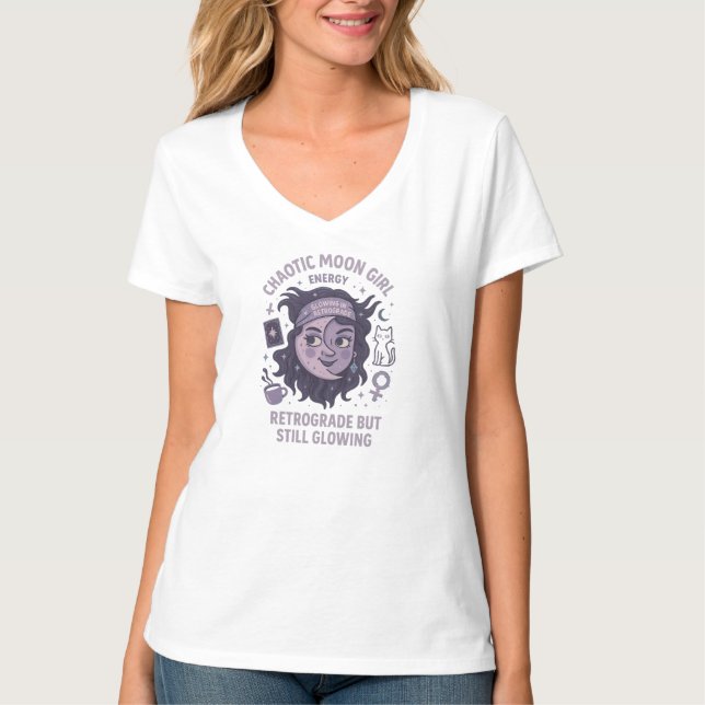 Funny Astrology Retrograde T-Shirt for Women (Vorderseite)
