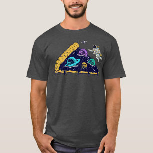Funny Astronaut auf dem Mond Pizza Planet Space As T-Shirt