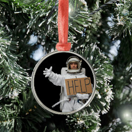 Funny Astronaut Ornament