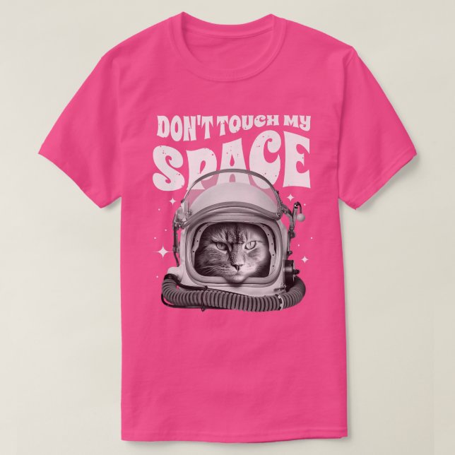 Funny Astronaut space cat Graphic Men Women  T-Shirt (Design vorne)