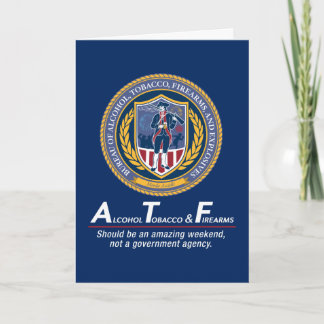 Funny ATF Custom Grußkarten Karte