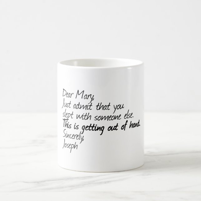 Funny Atheist Design Tasse (Mittel)