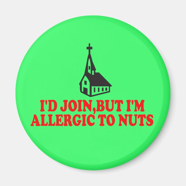 Funny Atheist Magnet (Vorne)