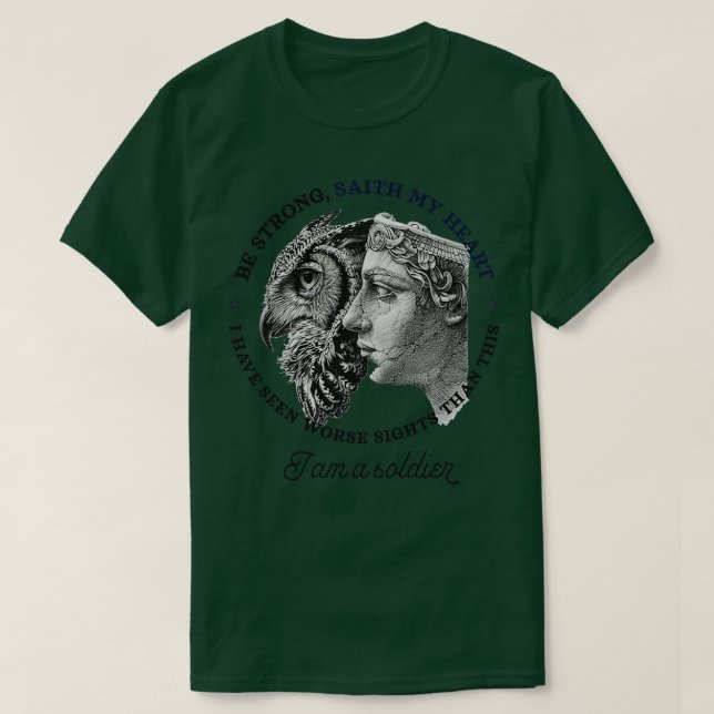 Funny Athena Goddess The Iliad Homer griechischen  T-Shirt (Design vorne)
