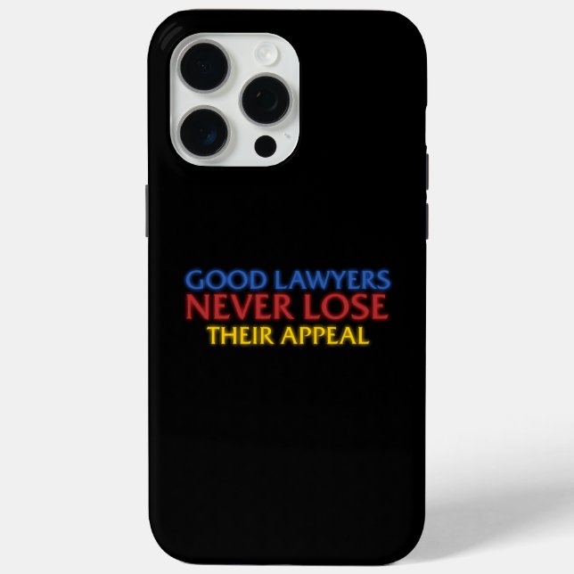 Funny Attorney Gute Anwälte verlieren nie Appell Case-Mate iPhone Hülle (Rückseite)