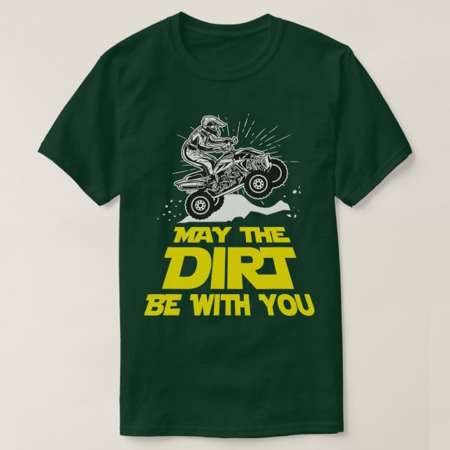 Funny ATV 4 Wheeler Quad Riding kann der Schrei se T-Shirt (Design vorne)
