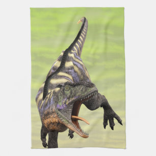 Funny Aucasaurus Dinosaur - Perfekt für Dino Lover Geschirrtuch