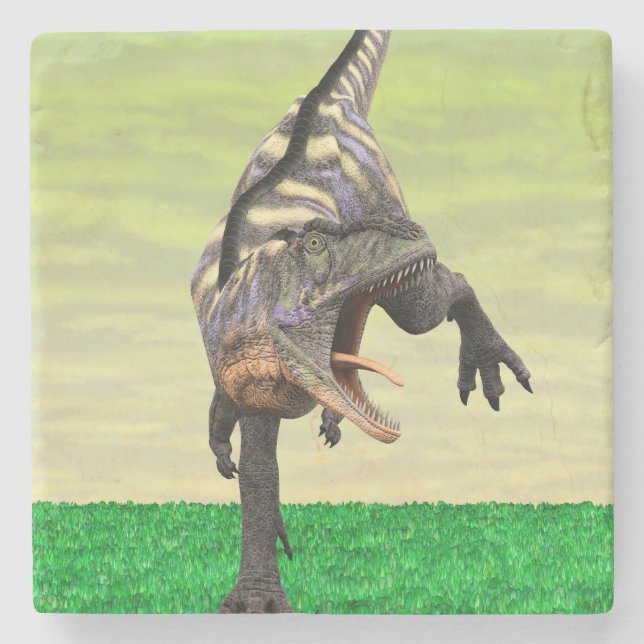 Funny Aucasaurus Dinosaur - Perfekt für Dino Lover Steinuntersetzer (Vorderseite)