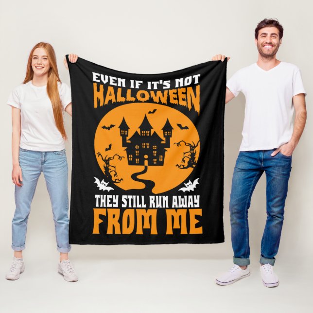 Funny auch wenn es kein Halloween-Fleece-Blanket i Fleecedecke (Beispiel)