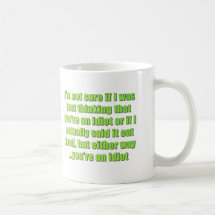 Funny auf beiden Seiten Kaffeetasse