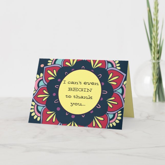 Funny/aufrichtig Danke (Vorderseite)