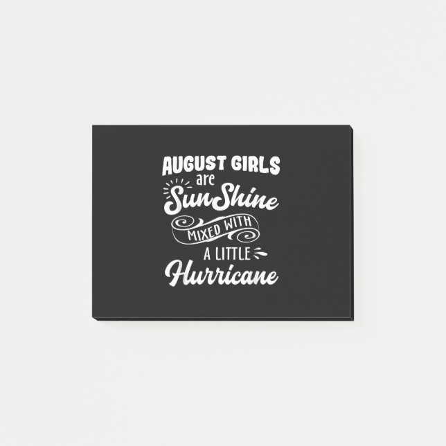 Funny August Geburtstag Shirts Geschenke Post-it Klebezettel (Vorderseite)