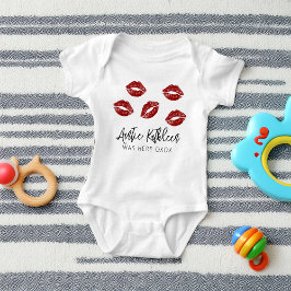 Funny Auntie Kisses Baby Strampler