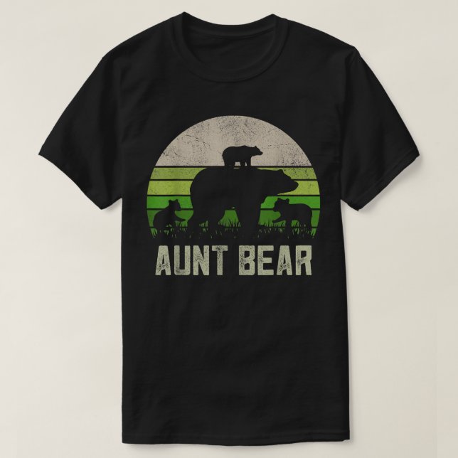Funny Aunty Shirts From Nephew Niece, 3 Cub Kids A (Design vorne)