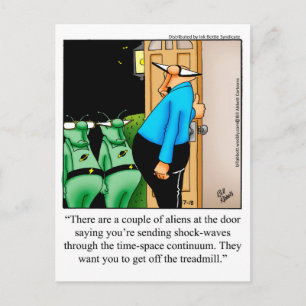 Funny Außerirdischen Spaß "Spectickles" Postkarte