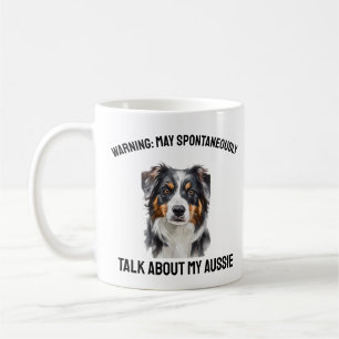 Funny Aussie Dog Lustiges Kaffeekaffee Tasse Tasse
