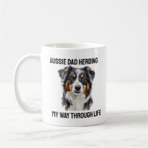 Funny Aussie Vater Herding Tasse