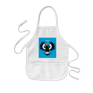 Funny Australian Magpie Cartoon Illustration Kinderschürze