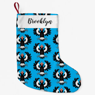 Funny Australian Magpie Cartoon Illustration Kleiner Weihnachtsstrumpf