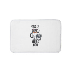 Funny Australian Shepherd Mama Gifts Aussie Yes I Badematte