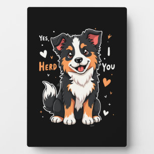 Funny Australian Shepherd Mama Gifts Aussie Yes I  Fotoplatte