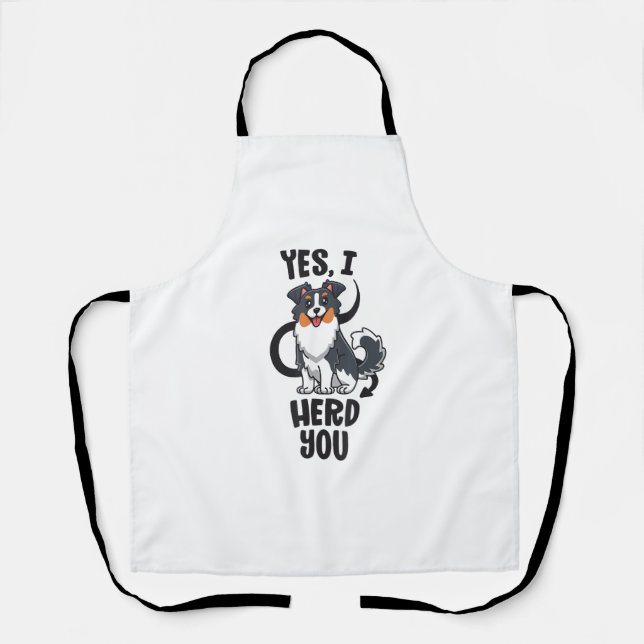 Funny Australian Shepherd Mama Gifts Aussie Yes I  Schürze (Vorderseite)