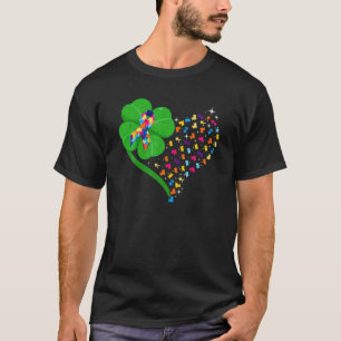 Funny Autism Clover Autism Mama Boy St Patrick's D T-Shirt
