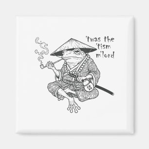 Funny Autism Dies war der Tismus M Lord Frog Meme Magnet
