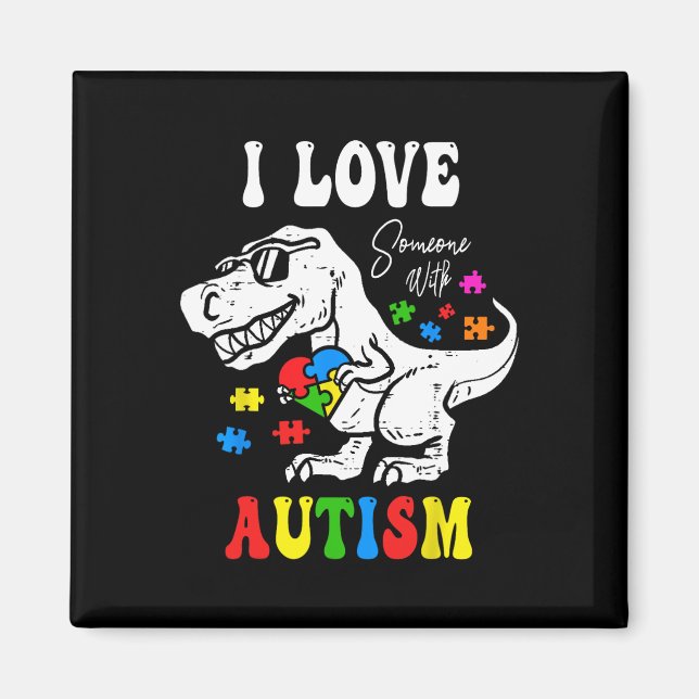 Funny Autism Rizz Em mit dem Tismus Meme Autistic  Magnet (Vorne)