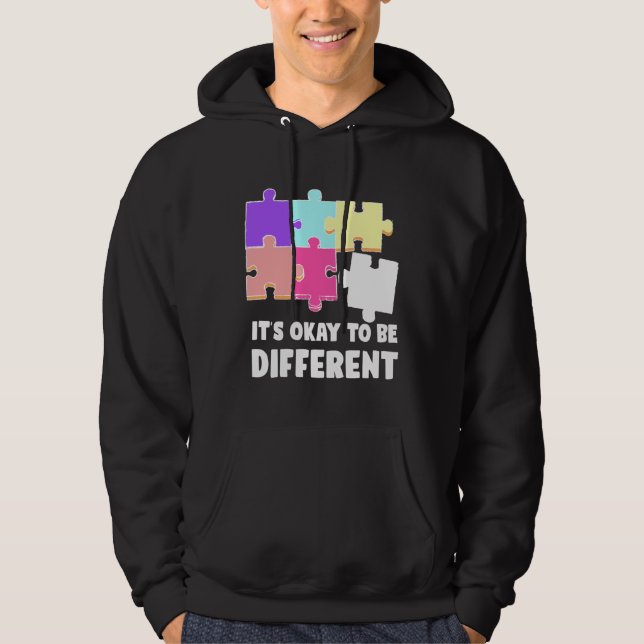 Funny Autism Teacher Hoodie (Vorderseite)