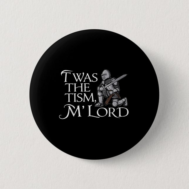 Funny Autismus Sensibilisierung Dies war der Tismu Button (Vorderseite)