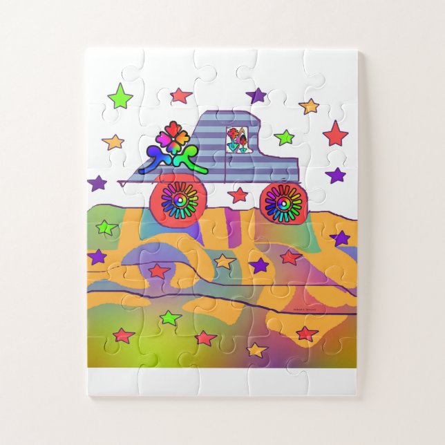 FUNNY AUTO EASY KIDS PUZZLE (Vertikal)