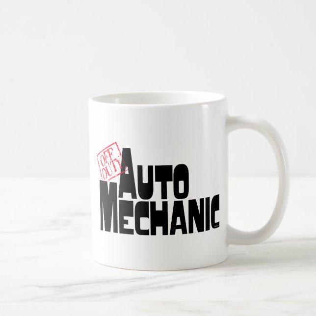Funny Auto Mechanic Kaffeetasse (Rechts)