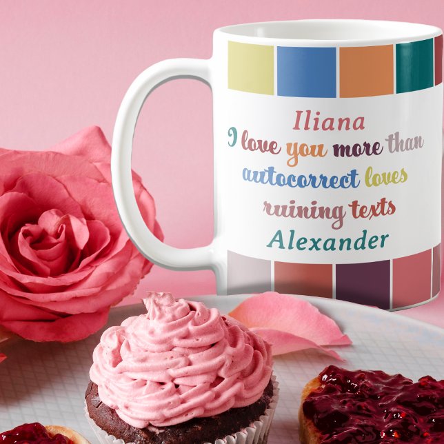 Funny Autocorrect Love Quote - Valentine’s Day  Kaffeetasse (Von Creator hochgeladen)