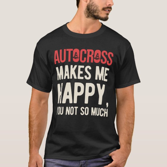 Funny Autocross T-Shirt (Vorderseite)