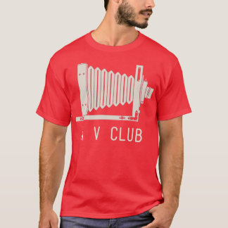 Funny AV Audio Visuell Club Antike Kamera T-Shirt