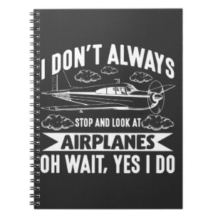 Funny Aviation Aircraft Lover Flugzeug Notizblock
