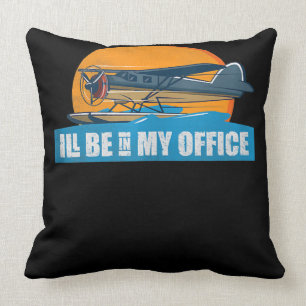Funny Aviation Apparel Be Office Funny Pilot Gesch Kissen