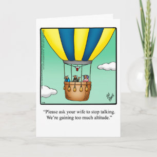 Funny Aviation History Monat Grußkarte Karte