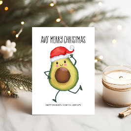 Funny Avocado Avo Frohe Weihnachten