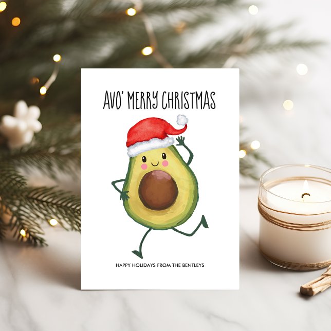 Funny Avocado Avo Frohe Weihnachten (Von Creator hochgeladen)